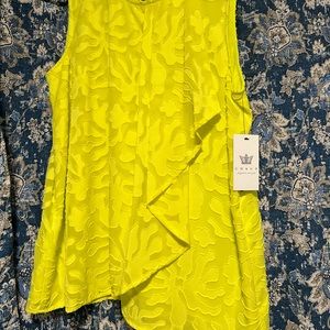 Chaus NY, Yellow Top,